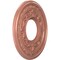 Ekena Millwork Baltimore PVC Medallion (Canopies up to 4 1/4"), 10"OD x 3 1/2"ID x 3/4"P, Metallic Champagne Pink CMP10BAFCP - alternate 2